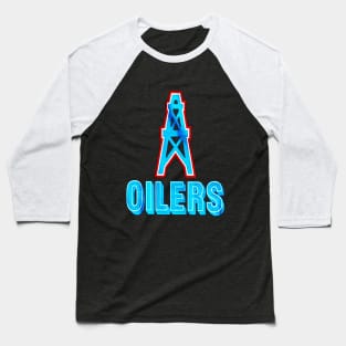 Tennessee Houston Oilers Inspired Baseball T-Shirt